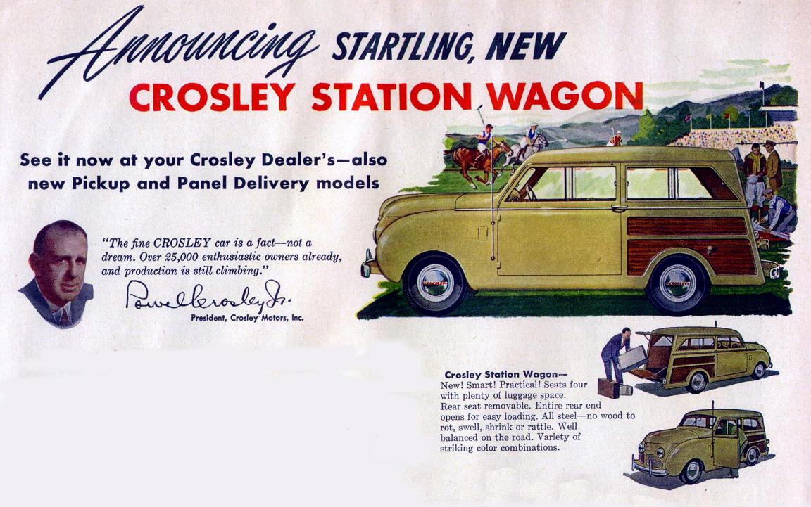 1948 Crosley Auto Advertising